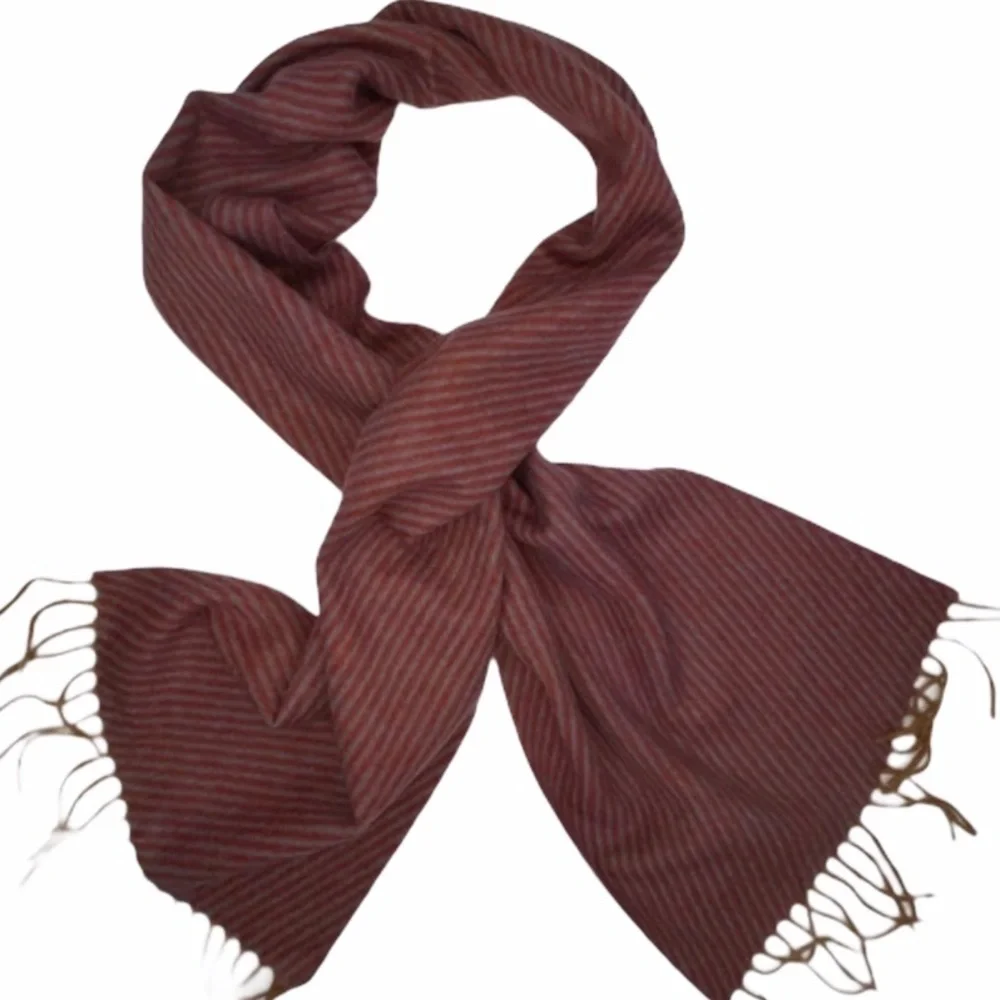 NEW Chelsey by Joseph Cashmere Scarf Gray Striped